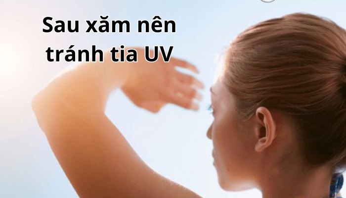 Hình xăm mini có cần kiêng gì không - Tránh UV